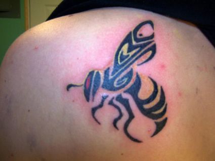 Bee Image Tattoo