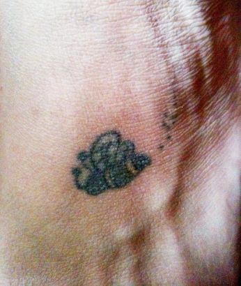 Small Bee Tattoo