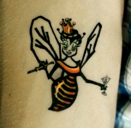 Queen Bee Tattoo