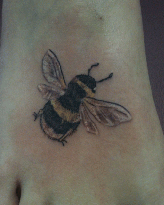 Bee Feet Tattoo Pic