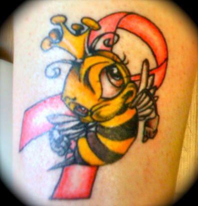 Queen Bee Tattoo Image