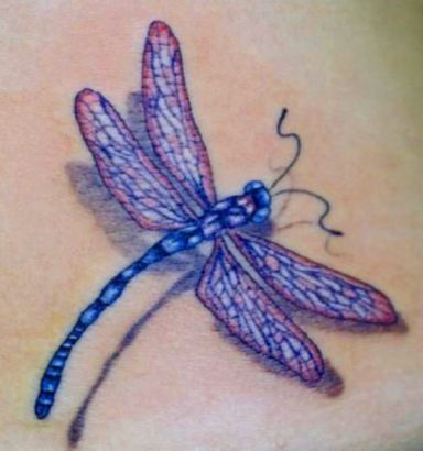 3D Dragonfly Tattoos Pic