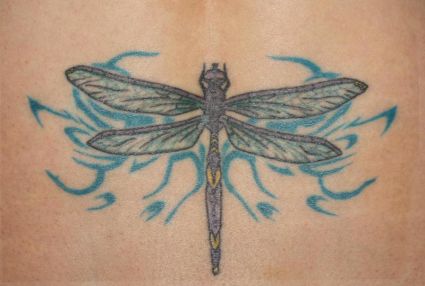 Dragonfly Image Tattoo