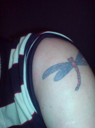 Dragonfly Shoulder Tattoo Pic