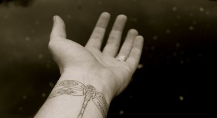 Dragonfly Wrist Tattoo