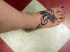 dragonfly tat on feet
