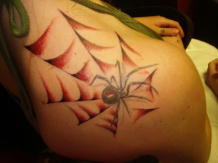 3D Tattoo Spider Pic