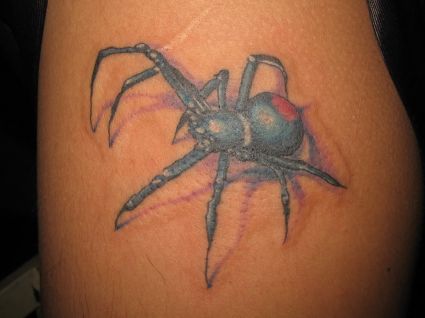 3D Redback Tattoo Pic