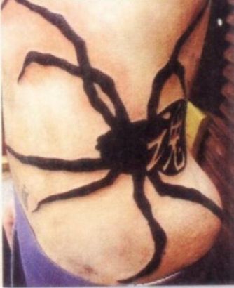 Large Spider Tattoo