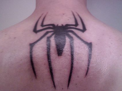 Spider Back Tattoo