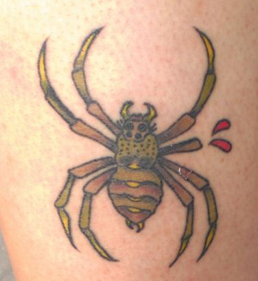 Spider Tattoo Design Pic