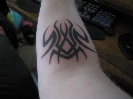 Tribal Spider Tattoo