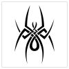 tribal spider free tattoo