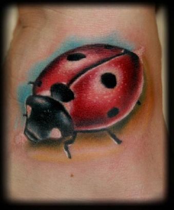 Ladybug Image Tattoo