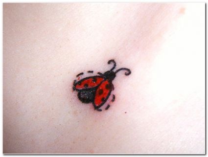 Small Ladybug Tattoo