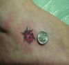 ladybug tattoo images on ankle