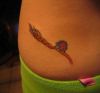 ladybug tattoos on side back