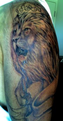 Lion Head Pictures Tattoos 