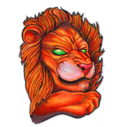 Lion Head Tattoo