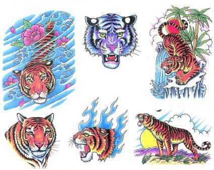 Lion And Lion Head Tattoo