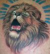 lion head image of tattoos