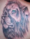 lion head tattoo image