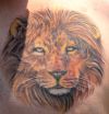 lion head tattoo pics