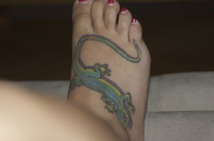 Lizard Feet Tats