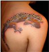 lizard tat on shoulder for men