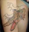 crocodile arm tattoo