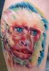 monkey leg tattoos