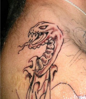 Snake Tat On Shoulder