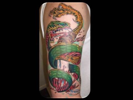 Snake Tattoo On Arm