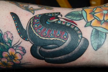 Black Snake Tattoo