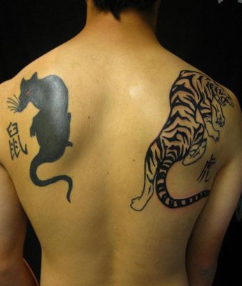 Tiger And Rat Tattoo