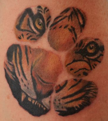 Tiger Paw Tattoo
