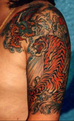 Dragon And Tiger Tattoos