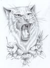 white tiger tattoo