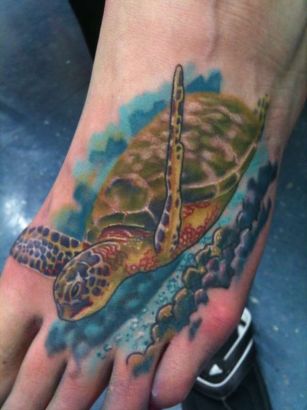 Sea Turtle Tattoo Pic