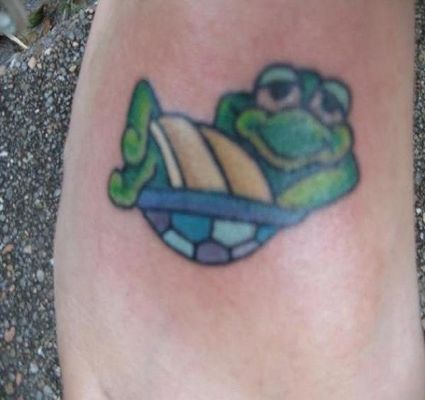 Cartoon Turtle Tattoos