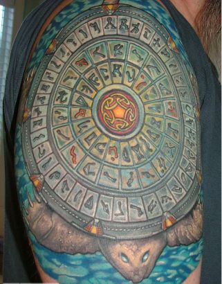 Large Turtle Tattoo