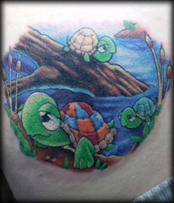 Little Turtles Tattoos Design