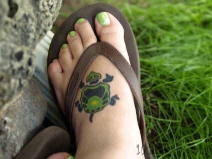 Turtle Image Tattoo