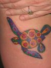 colored turtle tattoo