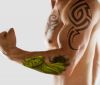 hawaiian turtle tattoo on forearm