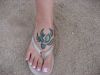 tribal turtle feet tattoo pic