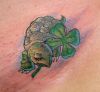 turtle and shamrock tattoo