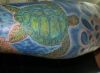 sea turtle tattoo full sleeve