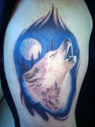 Wolf Head Images Tattoos