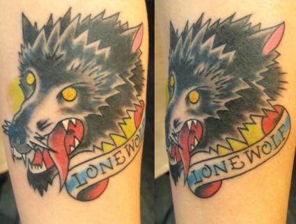 Wolf Head Pics Tattoos